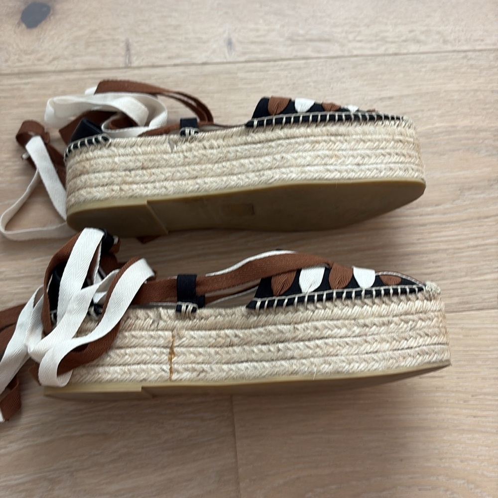 EUC Ulla Johnson Divina Espadrille in Noir Sz 41 - Picture 4 of 12
